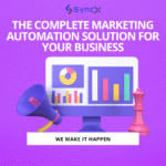 Marketing automation dashboard showing email campaign performance and lead scoring metrics